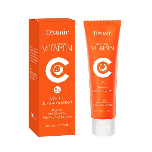 Sonnencreme LSF50 mit Vitamin C und Kollagen